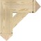 Ekena Millwork Traditional Arts & Crafts Rough Sawn Bracket, Douglas Fir, 6"W x 20"D x 20"H BKT06X20X20TRA03RDF - alternate 2